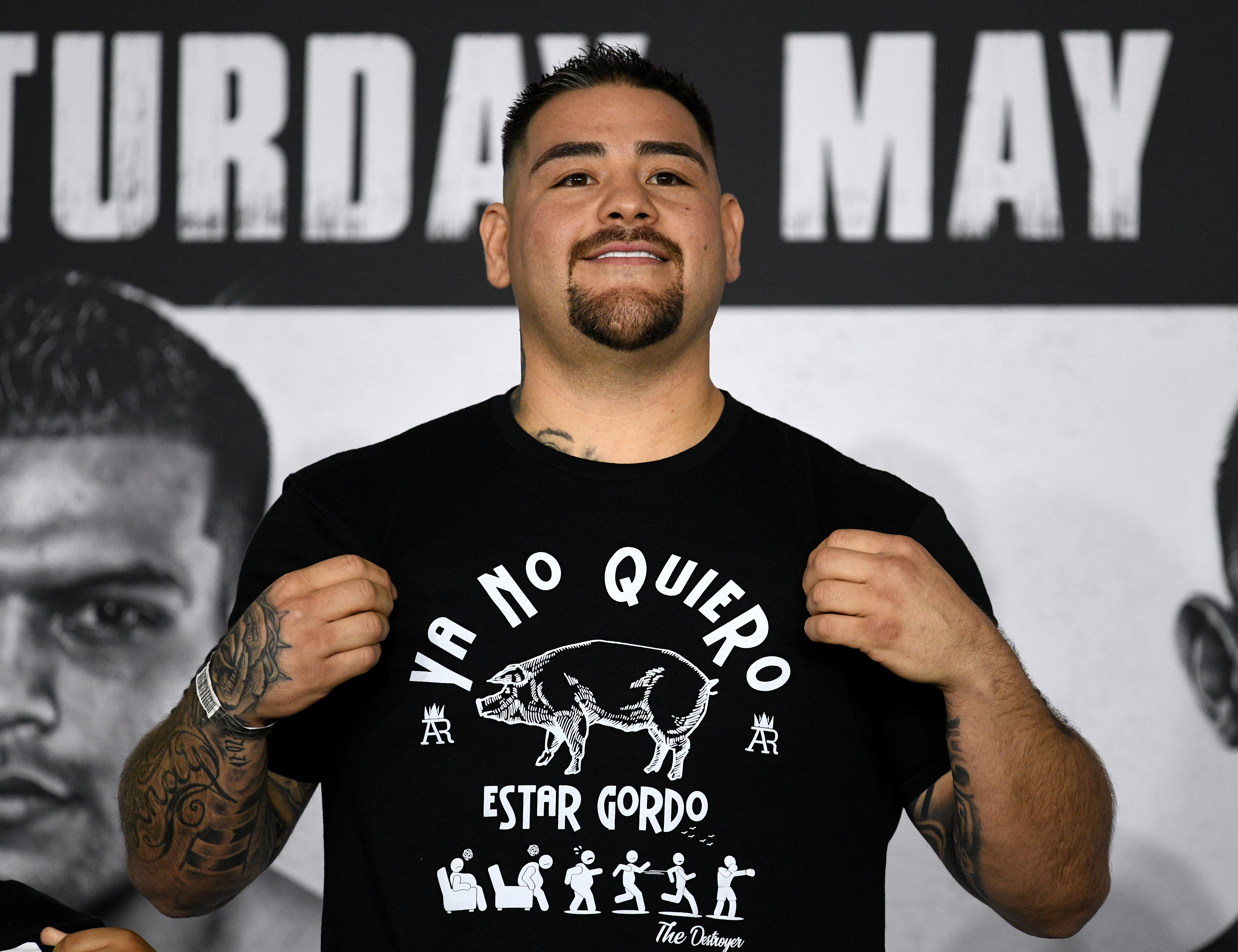, Andy Ruiz Jr’s Twitter account posts messages about prostitutes and smoking weed but boxer claims he was hacked