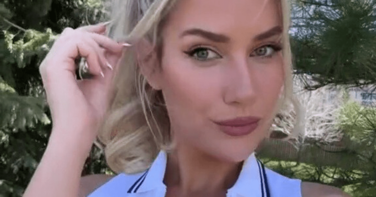, Paige Spiranac tells fans ‘the girls need air’ in plunging top as she reveals why she never covers up on the golf course