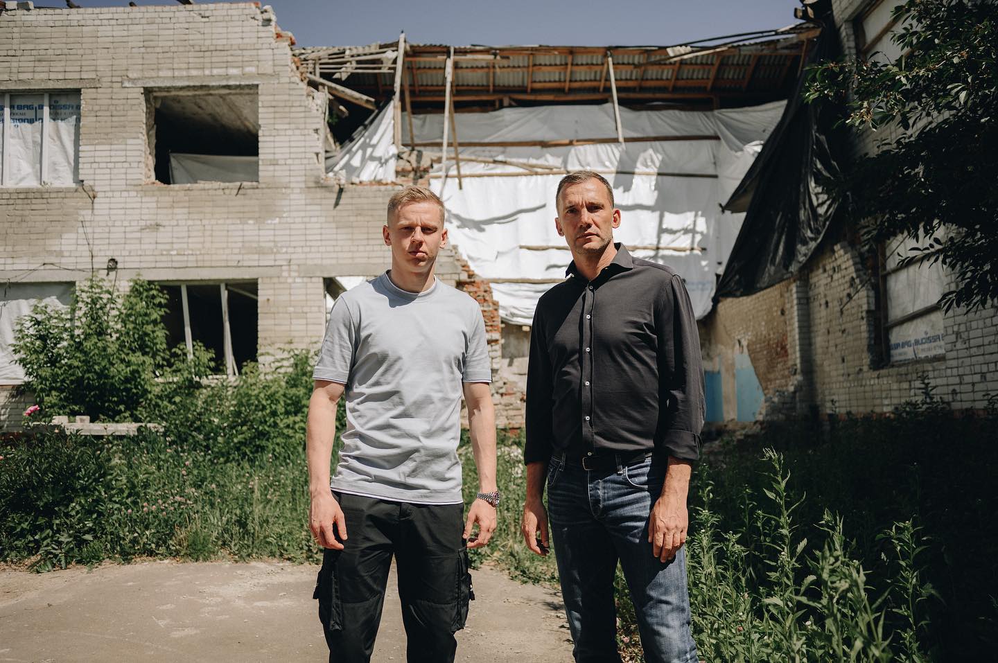 , Zinchenko visits school devastated by Russian attacks as Arsenal star signs up to captain team in Ukraine charity game