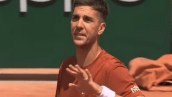 , Fuming Tennis star threatens to ‘p*** on court’ in X-rated toilet rant at Roland Garros