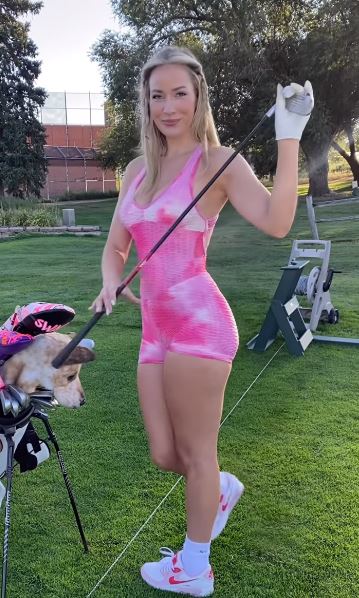 , Paige Spiranac sends fans wild in see-through white dress as she hangs out with Hooters girls at ‘best pool party ever’