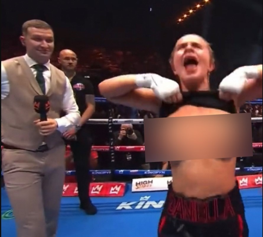 , OnlyFans star Daniella Hemsley BANNED from boxing final and is ‘taking time away’ from sport after flashing boobs