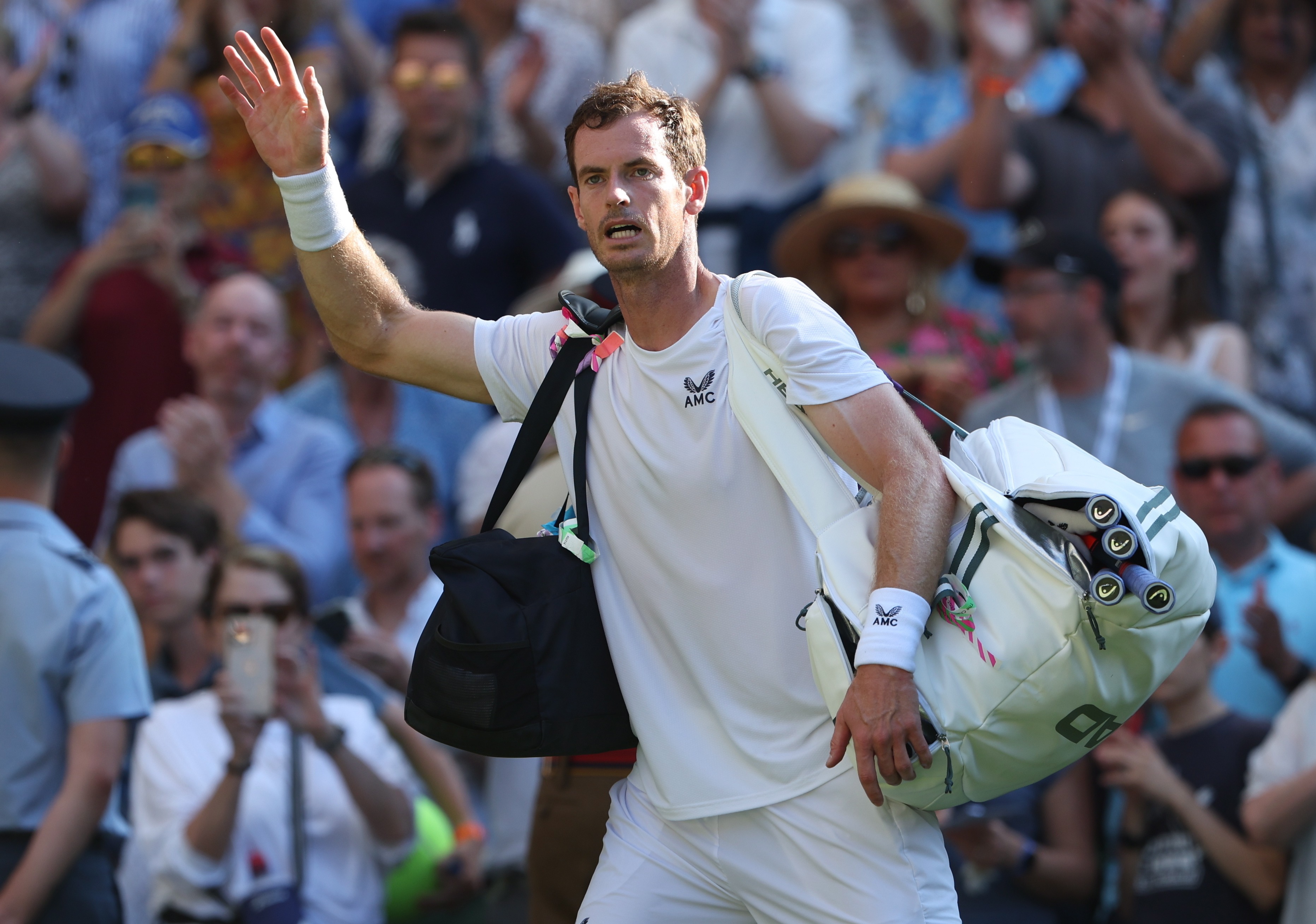 , Andy Murray crashes OUT of Wimbledon in five-set epic defeat to Stefanos Tsitsipas 10 years after his first title win