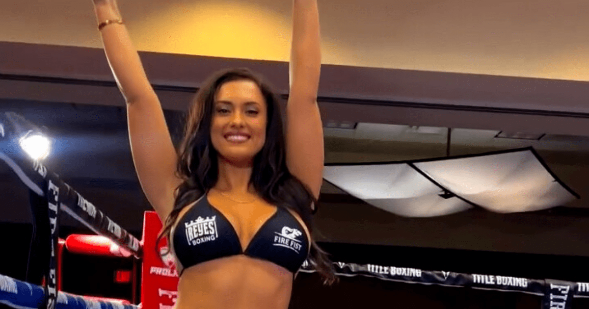 , Meet Amber Field: The Stunning Ring Girl Taking the Bare Knuckle Fighting Championship by Storm