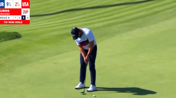 , Team USA Star Taunts European Fans with Epic Putt