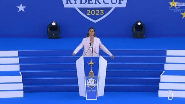 , Ryder Cup 2023: Melissa Satta&#8217;s Eye-Catching Outfit Grabs Attention at Opening Ceremony