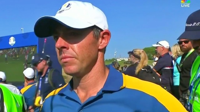 , Rory McIlroy Fights Back Tears as Team Europe Closes in on Ryder Cup Victory