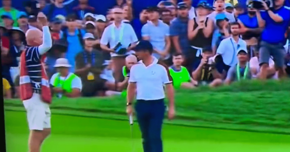, Watch moment on 18th hole that sparked Rory McIlroy’s car park rage as fans says Team USA caddie ‘miles out of line’