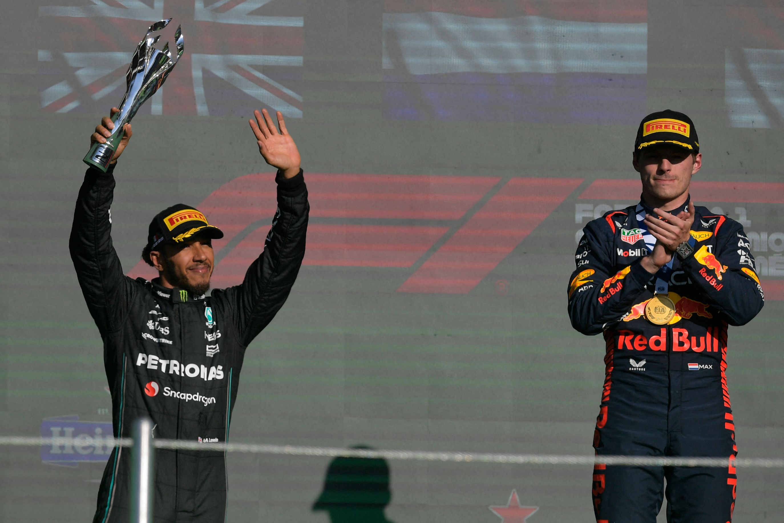 , Lewis Hamilton bounces back from US GP disqualification to finish second in Mexico but yet again trails champ Verstappen