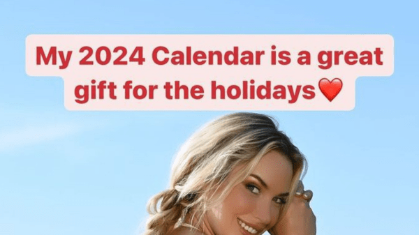 , Paige Spiranac Teases 2024 Calendar with Major Underboob