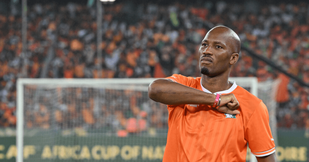 , Didier Drogba&#8217;s Girlfriend Steals the Show at Afcon Final