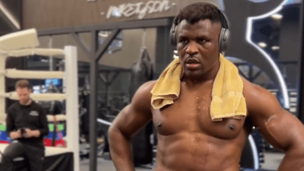 , Francis Ngannou Stuns Fans with Insane Physique Ahead of Fight with Anthony Joshua