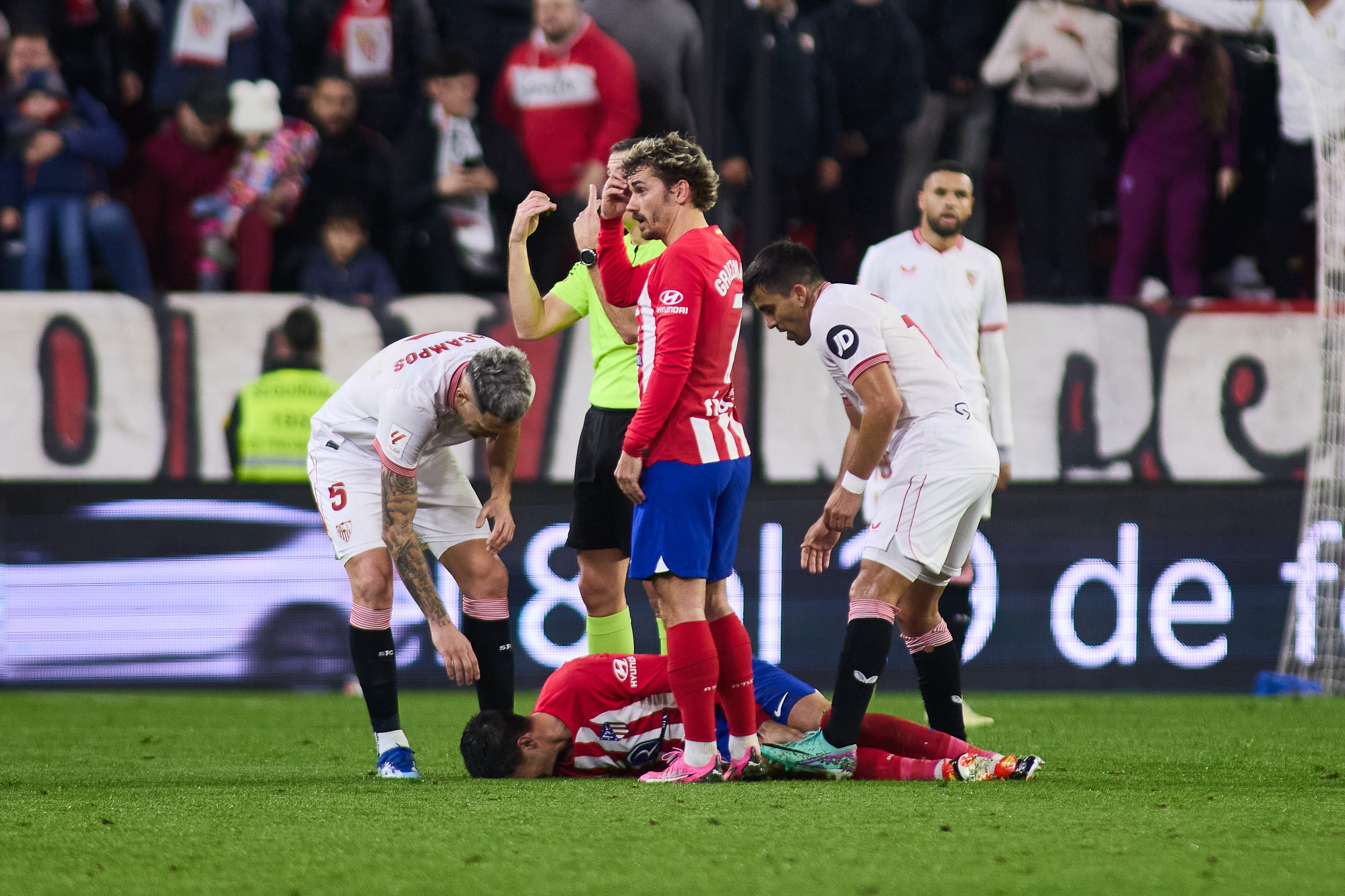 , Alvaro Morata in Tears After Suffering Horror Knee Injury in Atletico Madrid Clash