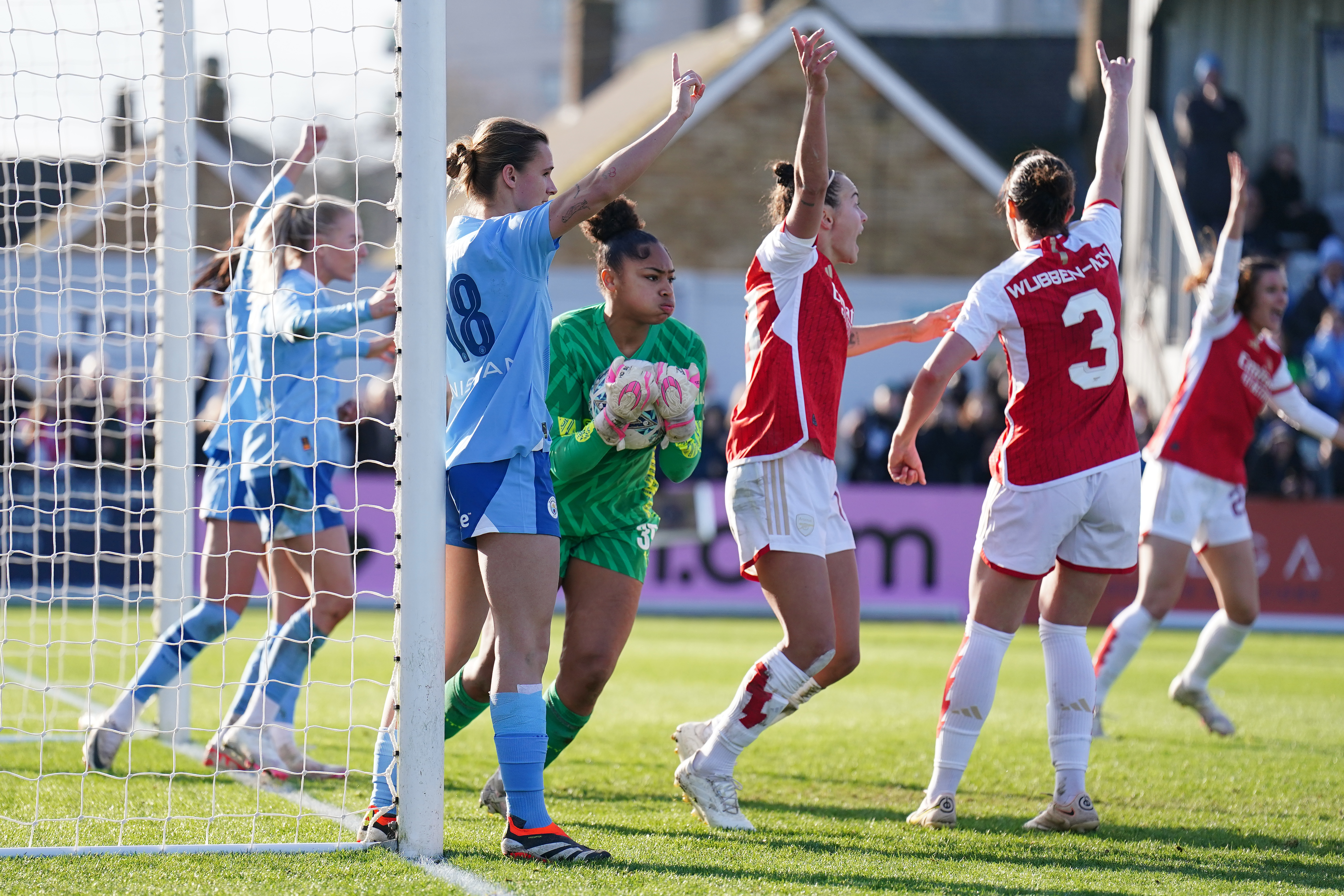 , Taylor Hails Khiara Keating&#8217;s Heroics as Manchester City Knocks Arsenal Out of Women&#8217;s FA Cup