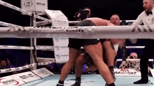 , Boxing Bout Ends in Chaos as MMA Fighter Forgets Sport