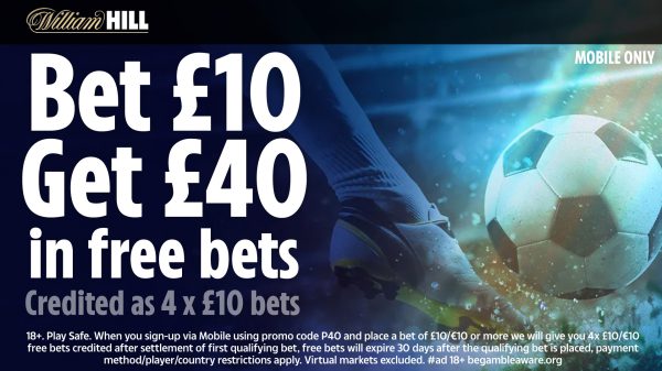 , Arsenal vs. Wolves: William Hill Offers £40 Welcome Bonus for New Customers